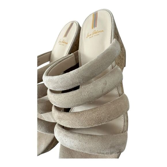 Sam Edelman Women’s Shoes Yuki Suede Espadrille Wedge Sandals Size 9.5 - Picture 8 of 9
